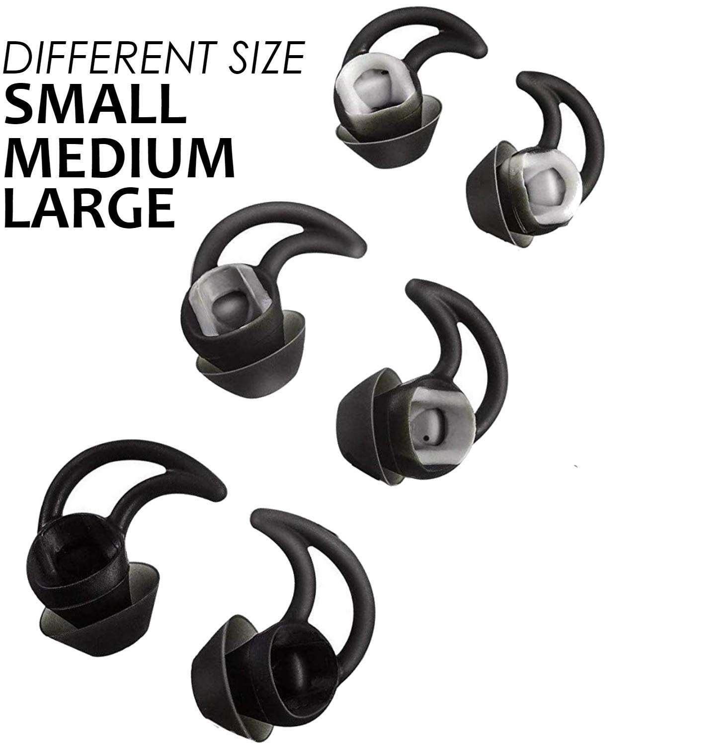 Bose Replacement Noise Isolation Silicone Earbuds/Earplug
